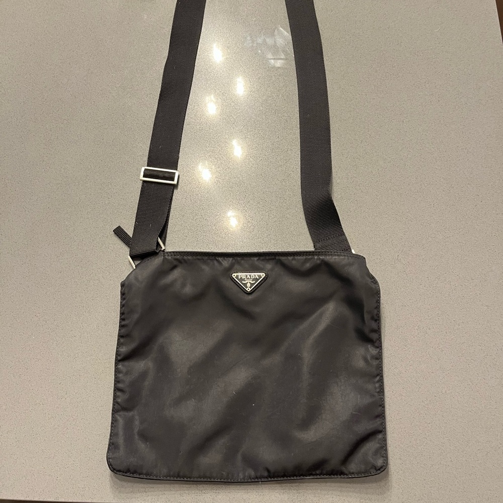 Prada Black Nylon Crossbody Bag